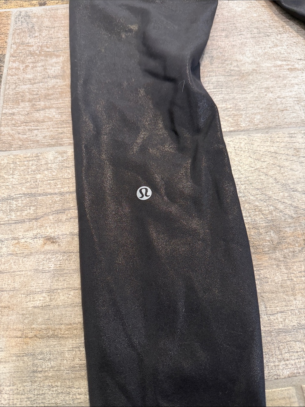 Lululemon Wunder Train High Rise Tight 28" Radiate Foil Print Black Size 6 - Picture 6 of 6